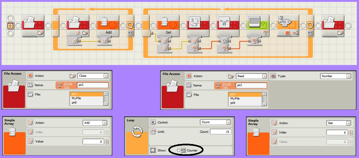 Tutorial Icono Array para NXT